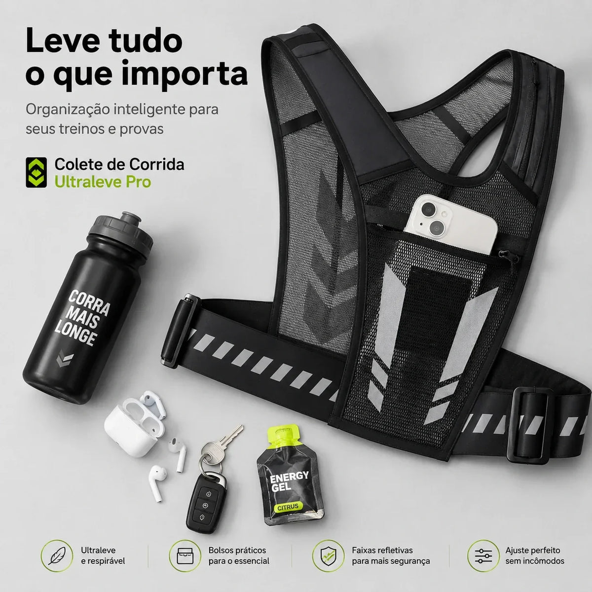 Colete de Corrida Ultraleve Pro
