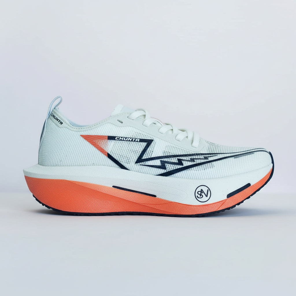 Tênis Carbon Marathon Chunta Laranja
